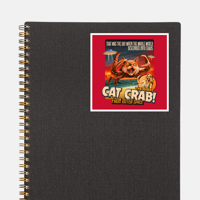 The Giant Cat Crab-None-Glossy-Sticker-daobiwan