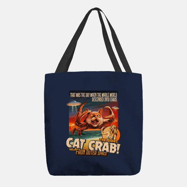 The Giant Cat Crab-None-Basic Tote-Bag-daobiwan