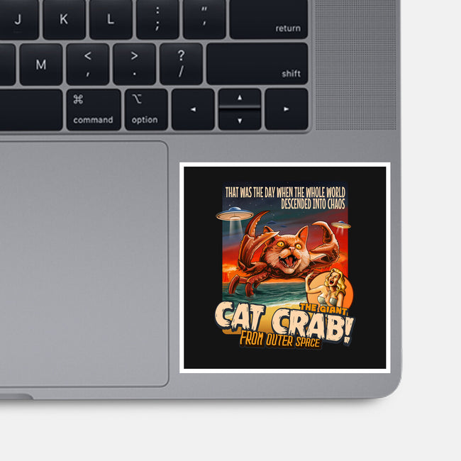 The Giant Cat Crab-None-Glossy-Sticker-daobiwan