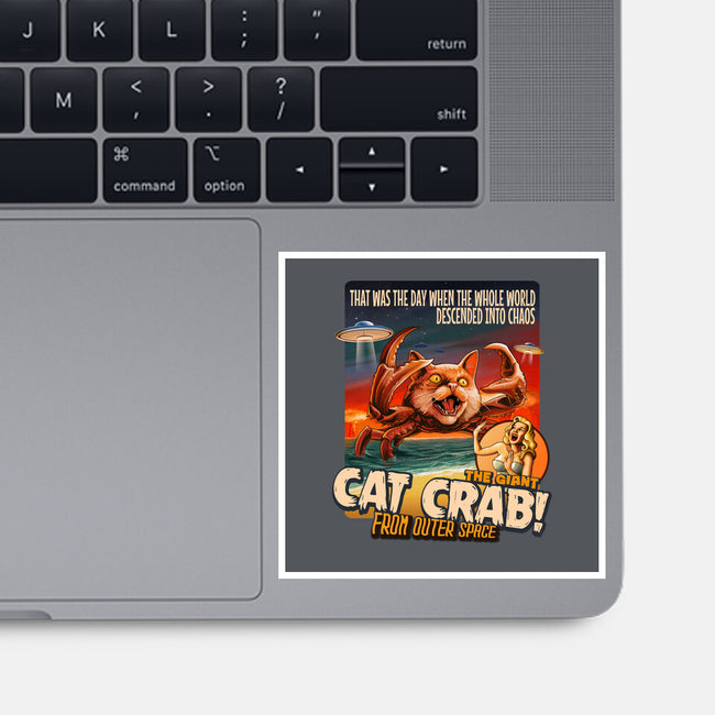 The Giant Cat Crab-None-Glossy-Sticker-daobiwan