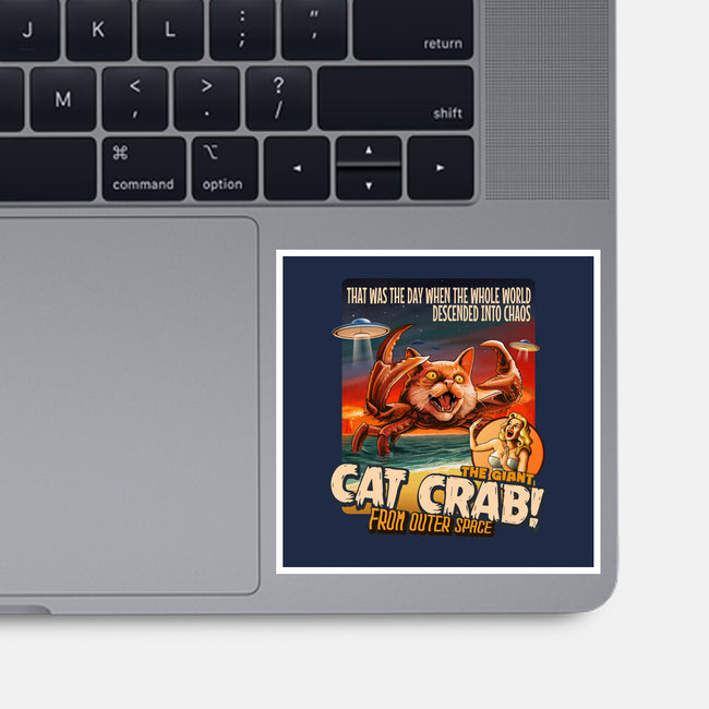 The Giant Cat Crab-None-Glossy-Sticker-daobiwan