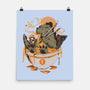 Monster's Ramen Bowl-None-Matte-Poster-ilustrata