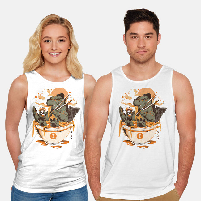 Monster's Ramen Bowl-Unisex-Basic-Tank-ilustrata