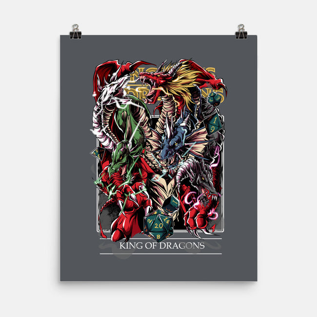King Of Dragons-None-Matte-Poster-Guilherme magno de oliveira