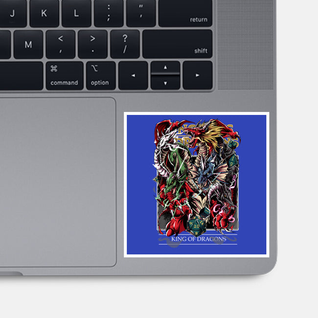 King Of Dragons-None-Glossy-Sticker-Guilherme magno de oliveira