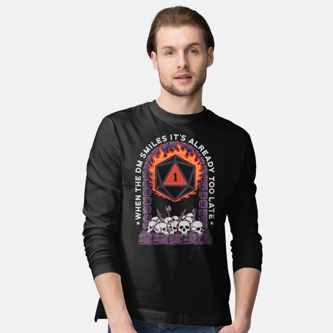 It's Already Too Late-Mens-Long Sleeved-Tee-marsdkart