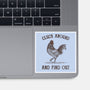 Cluck Around And Find Out-None-Glossy-Sticker-kg07