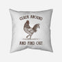 Cluck Around And Find Out-None-Removable Cover w Insert-Throw Pillow-kg07