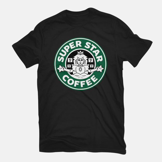 Super Star Coffee-Womens-Fitted-Tee-Boggs Nicolas