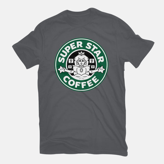 Super Star Coffee-Womens-Fitted-Tee-Boggs Nicolas
