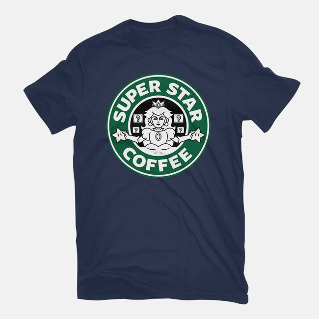 Super Star Coffee-Womens-Fitted-Tee-Boggs Nicolas