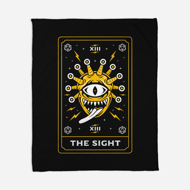 The Sight Tarot Card-None-Fleece-Blanket-Logozaste