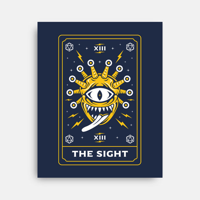 The Sight Tarot Card-None-Stretched-Canvas-Logozaste