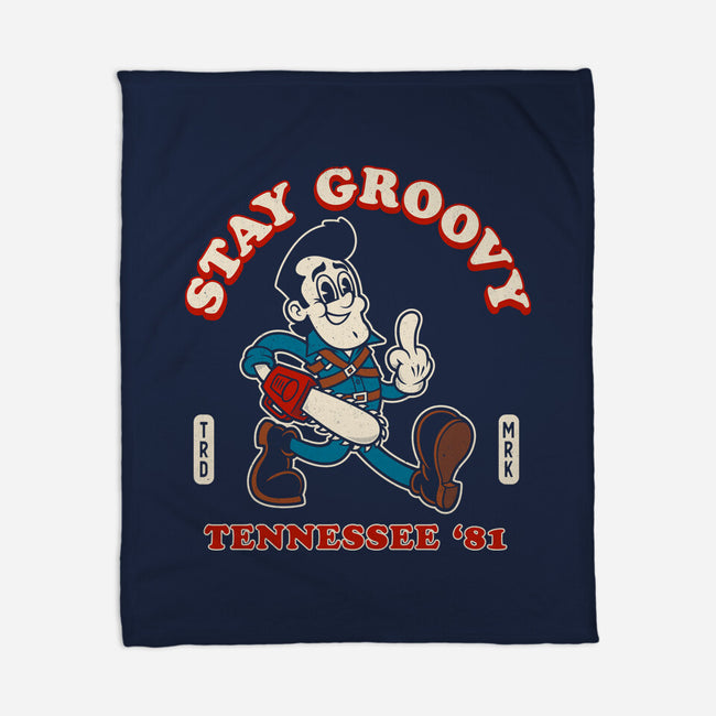 Vintage Stay Groovy-None-Fleece-Blanket-Nemons