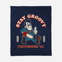 Vintage Stay Groovy-None-Fleece-Blanket-Nemons