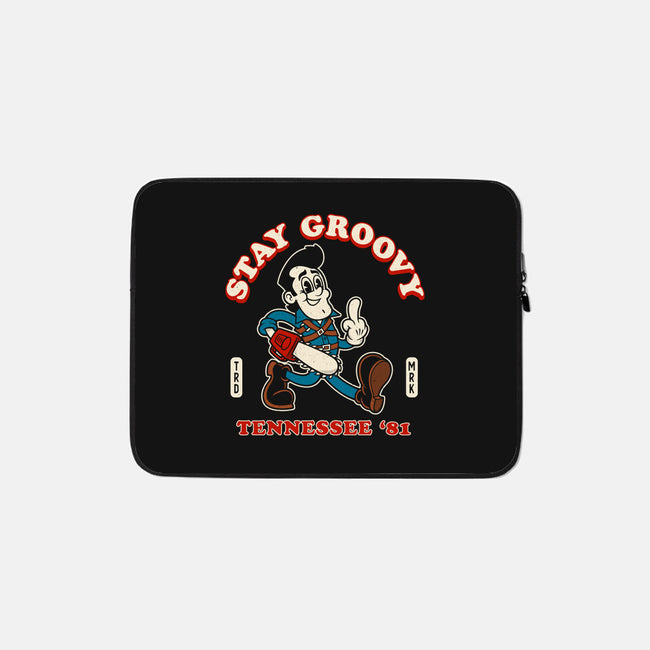 Vintage Stay Groovy-None-Zippered-Laptop Sleeve-Nemons