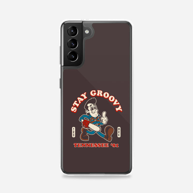 Vintage Stay Groovy-Samsung-Snap-Phone Case-Nemons