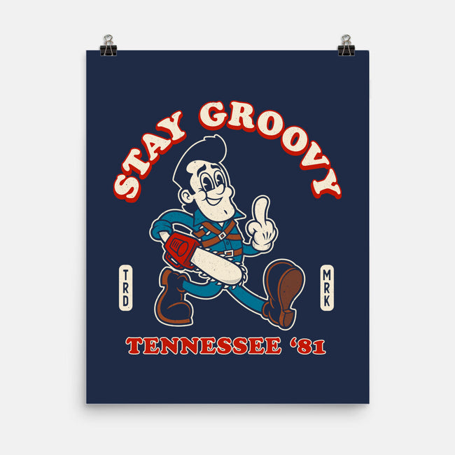 Vintage Stay Groovy-None-Matte-Poster-Nemons