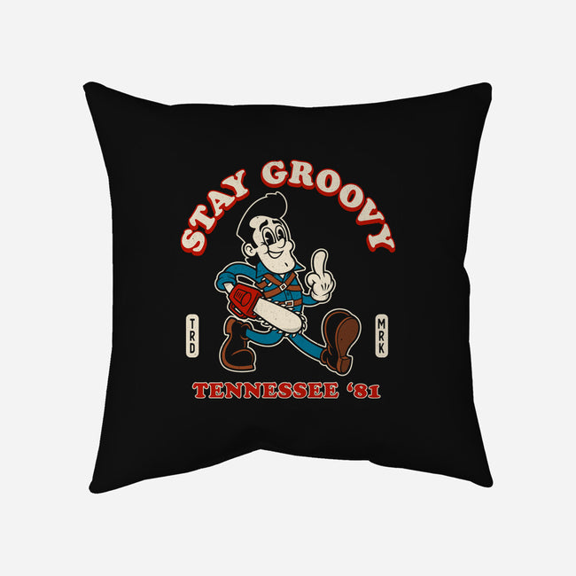 Vintage Stay Groovy-None-Removable Cover-Throw Pillow-Nemons