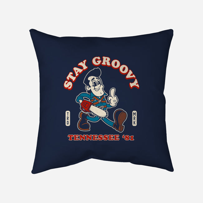 Vintage Stay Groovy-None-Removable Cover-Throw Pillow-Nemons