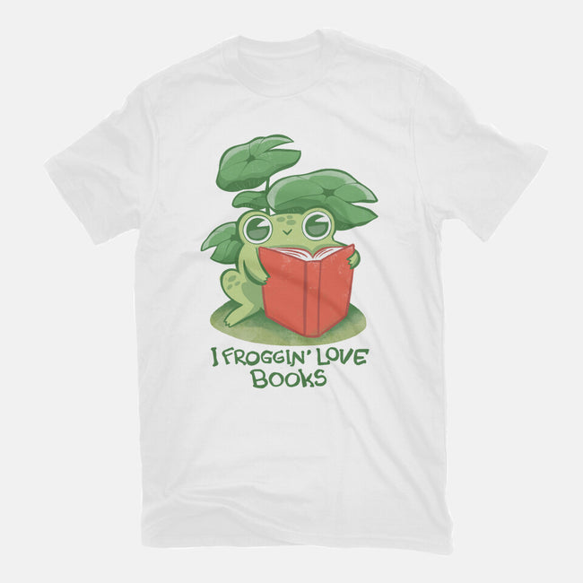 Froggin Love Books-Youth-Basic-Tee-ricolaa