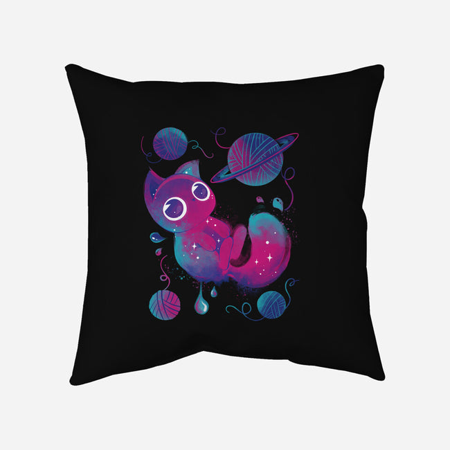 Galaxy Cuteness-None-Removable Cover w Insert-Throw Pillow-ricolaa
