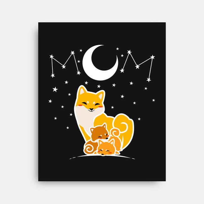 Shiba Inu Mom-None-Stretched-Canvas-bloomgrace28