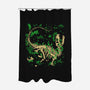 Jurassic Raptor-None-Polyester-Shower Curtain-estudiofitas