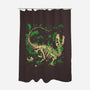 Jurassic Raptor-None-Polyester-Shower Curtain-estudiofitas