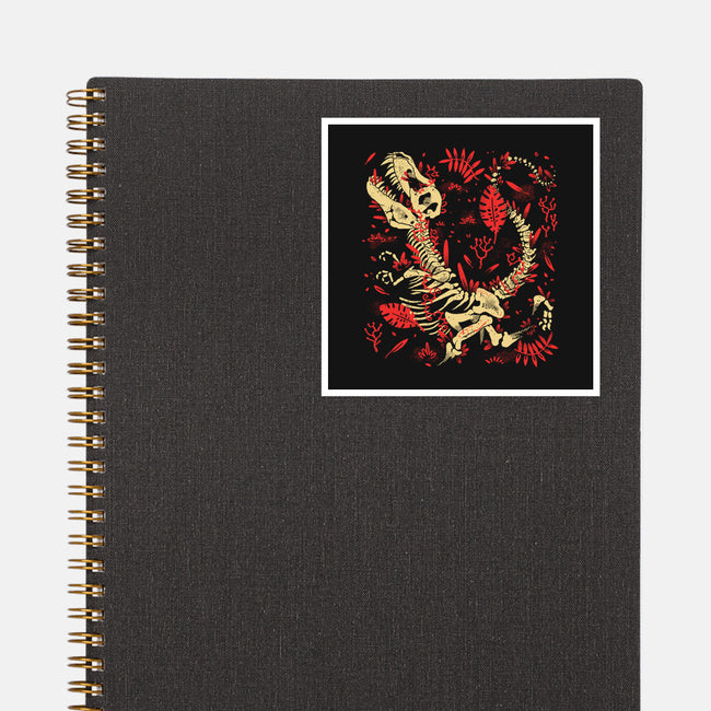 Jurassic Rex-None-Glossy-Sticker-estudiofitas