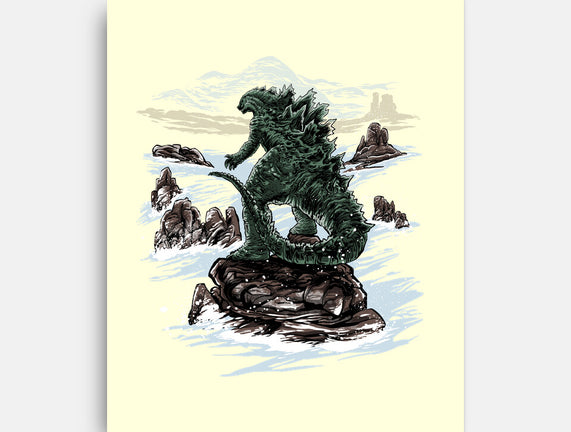 Kaiju Above The Sea Of Fog