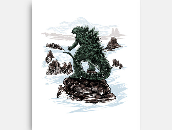 Kaiju Above The Sea Of Fog