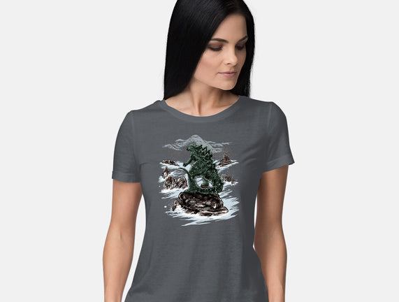 Kaiju Above The Sea Of Fog