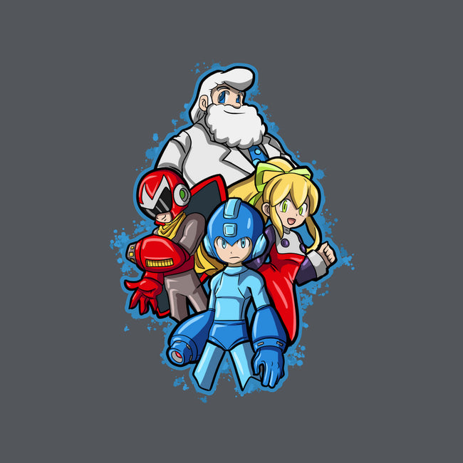 My Robot Family-Mens-Long Sleeved-Tee-nickzzarto