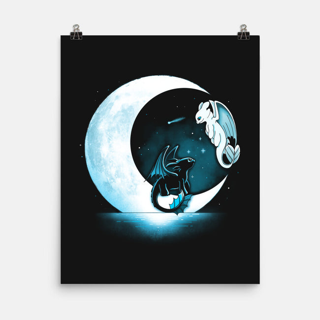Dragons Moon-None-Matte-Poster-Vallina84