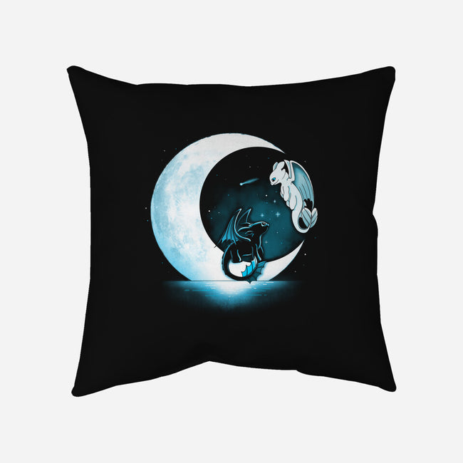 Dragons Moon-None-Removable Cover w Insert-Throw Pillow-Vallina84