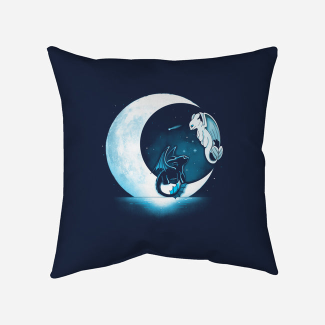 Dragons Moon-None-Removable Cover w Insert-Throw Pillow-Vallina84