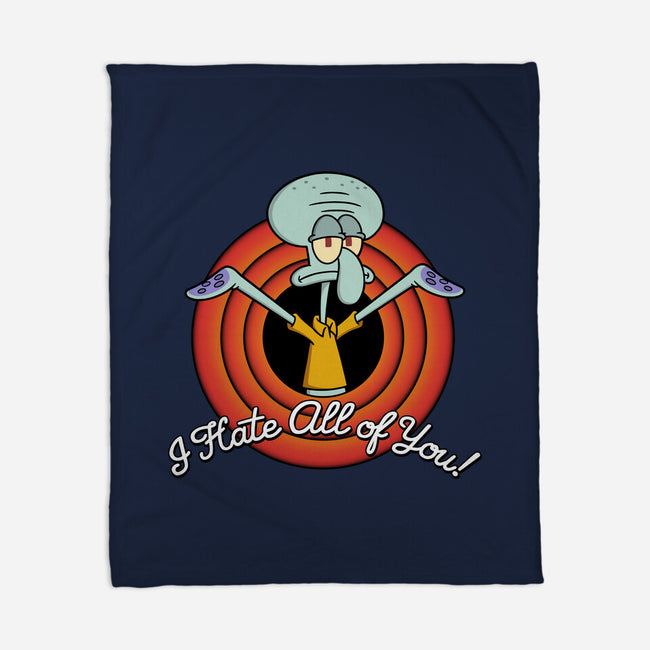I Hate All Of You Folks-None-Fleece-Blanket-Barbadifuoco