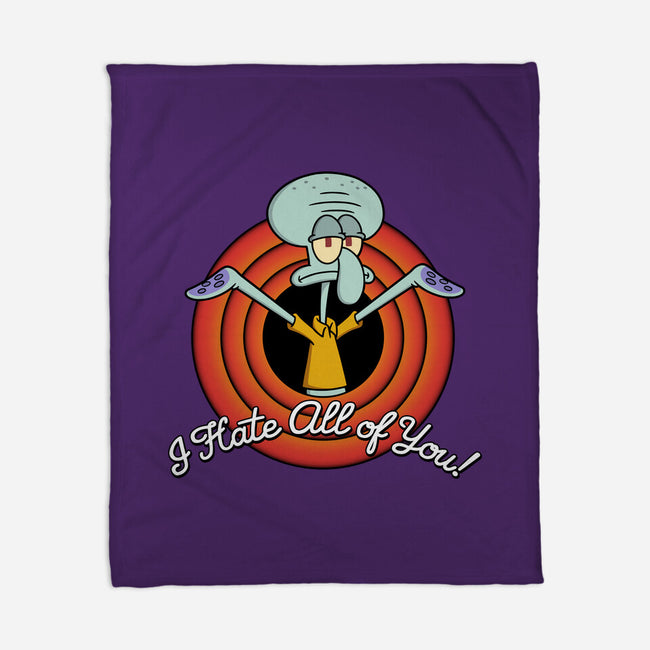 I Hate All Of You Folks-None-Fleece-Blanket-Barbadifuoco