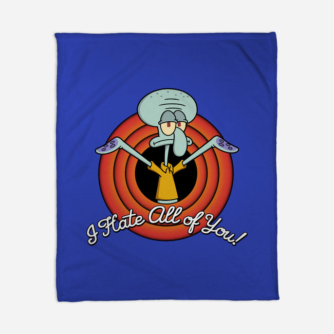 I Hate All Of You Folks-None-Fleece-Blanket-Barbadifuoco
