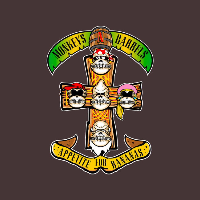 Appetite For Bananas-Womens-Basic-Tee-demonigote