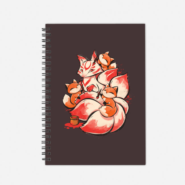 The Kitsune Tattoo-None-Dot Grid-Notebook-ricolaa
