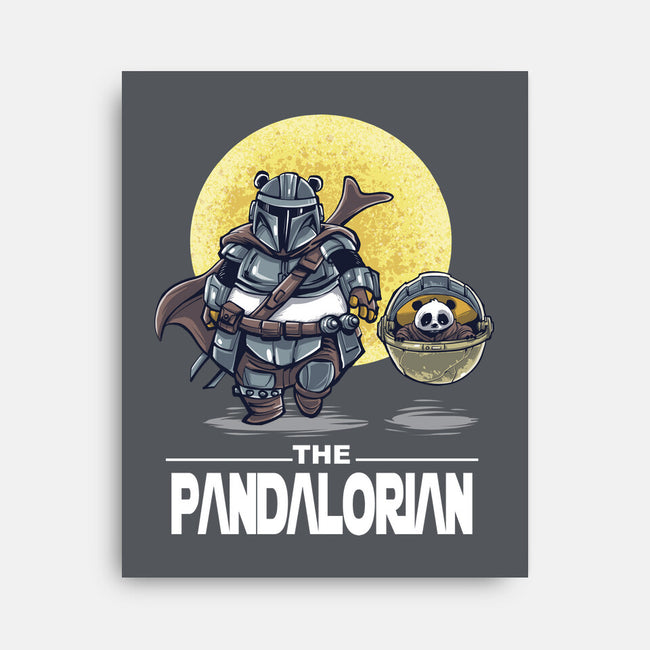 The Pandalorian-None-Stretched-Canvas-zascanauta