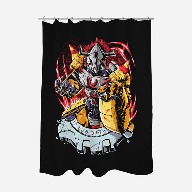 Digiwar Tyrannosaurus-None-Polyester-Shower Curtain-Nihon Bunka