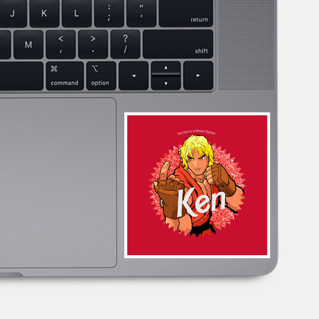 He's Ken Too-None-Glossy-Sticker-Diegobadutees