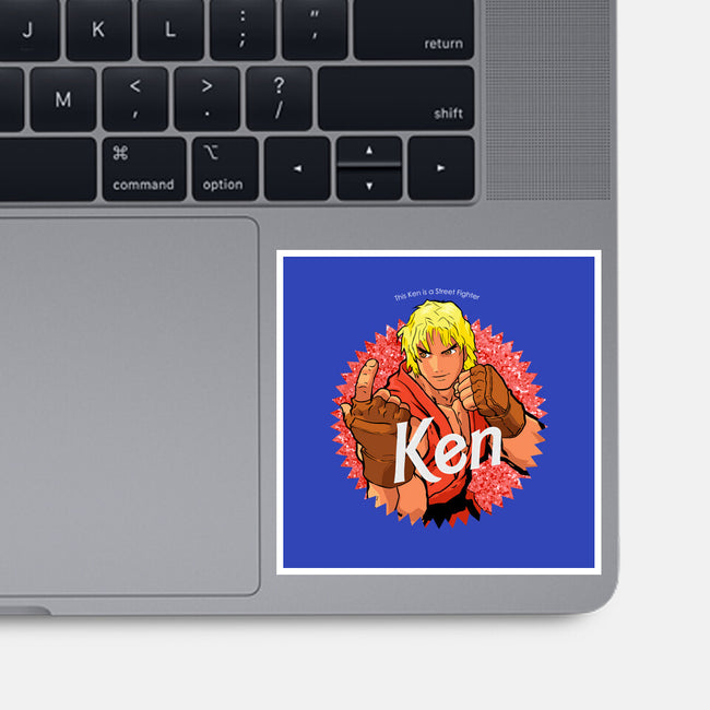 He's Ken Too-None-Glossy-Sticker-Diegobadutees