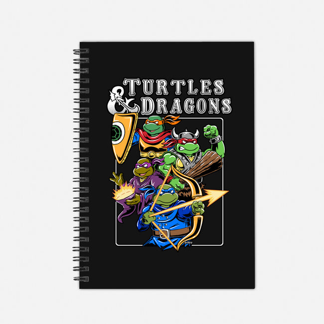 Turtles And Dragons-None-Dot Grid-Notebook-Andriu
