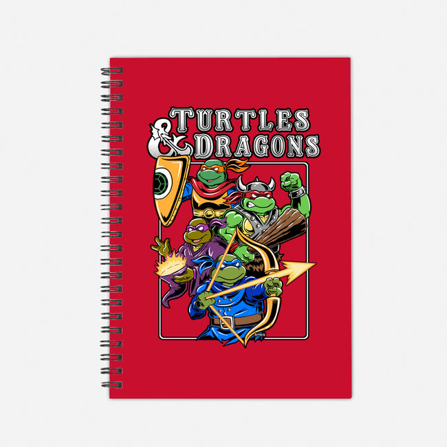 Turtles And Dragons-None-Dot Grid-Notebook-Andriu