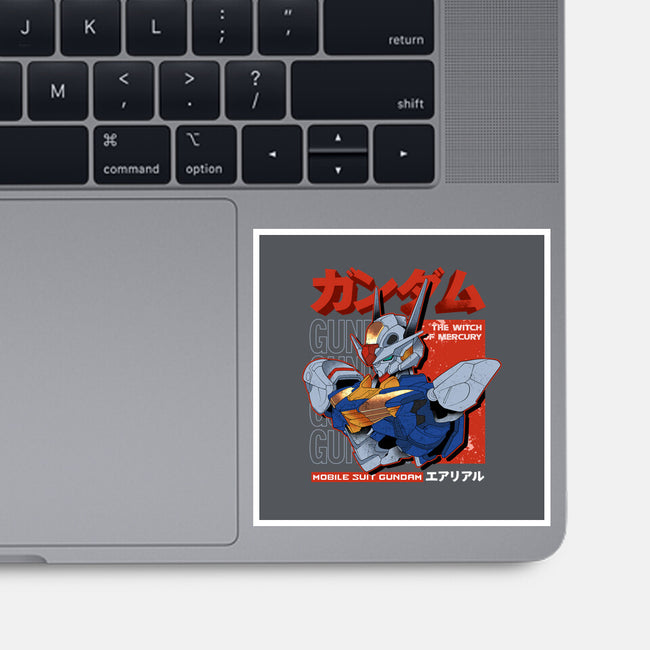 Gundam Aerial-None-Glossy-Sticker-hirolabs