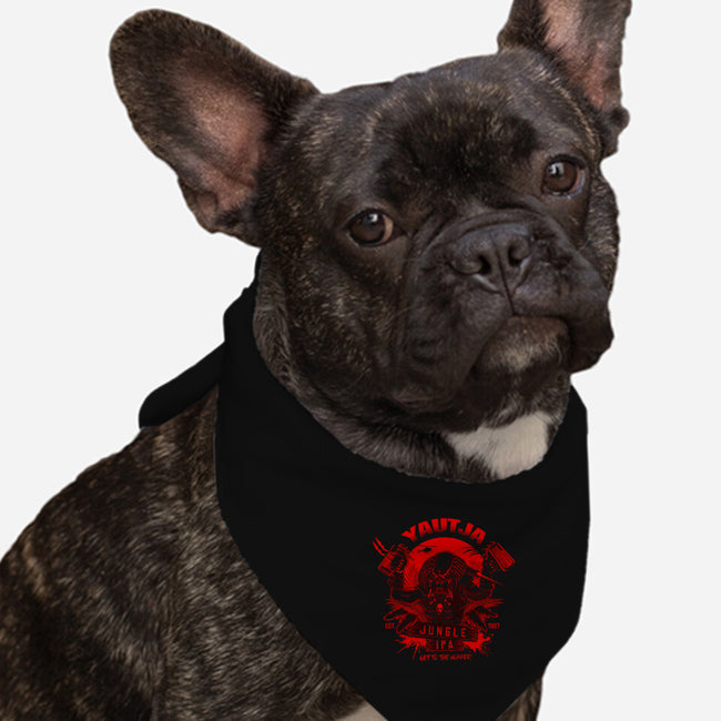 Yautja Jungle IPA-dog bandana pet collar-stationjack